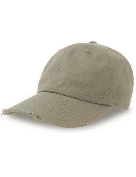 Kappe Atlantis Dad Hat Destroyed-S grau