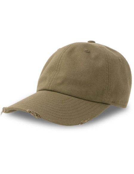 Cap Atlantis Dad Hat Destroyed-S oliv