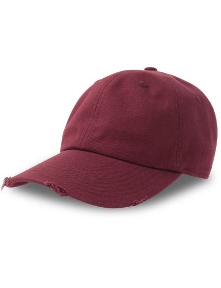 Kappe Atlantis Dad Hat Destroyed-S weiß