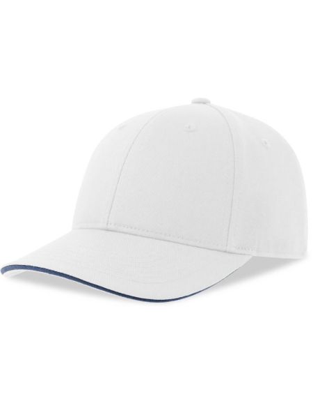 Baseballkappe Atlantis Liberty Sandwich-S weiß/navy