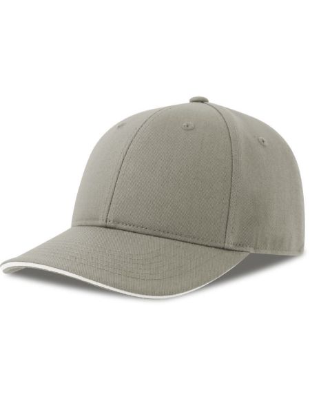 Baseballkappe Atlantis Liberty Sandwich-S weiß/weiß