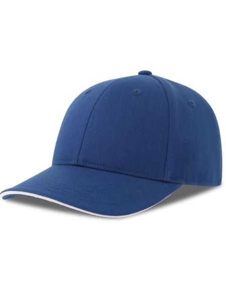 Baseballkappe Atlantis Liberty Sandwich-S königsblau/weiß