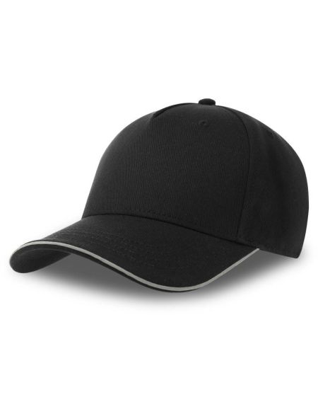 Baseballkappe Atlantis Reflect-S schwarz
