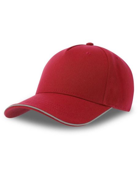 Baseballkappe Atlantis Reflect-S rot