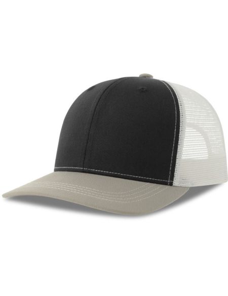 Trucker Cap Atlantis Sonic-S schwarz/grau melange/weiß