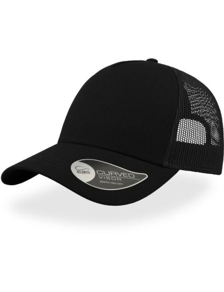 Trucker Cap Atlantis Rapper Baumwolle schwarz/schwarz