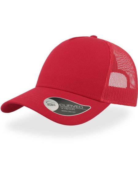 Trucker Cap Atlantis Rapper Baumwolle rot/rot