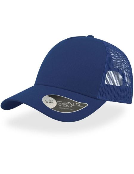 Trucker-Cap Atlantis Rapper Baumwolle königsblau/königsblau