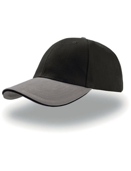 Cap Atlantis Liberty Sandwich schwarz grau/schwarz