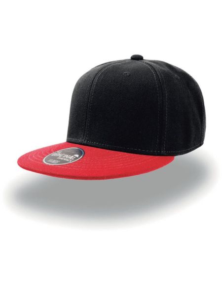 Kappe Atlantis Snap Back schwarz/rot
