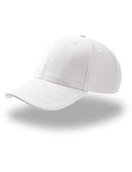 Baseballkappe Atlantis Sport Sandwich weiß/weiß