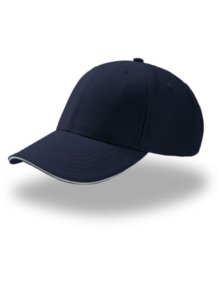 Baseballkappe Atlantis Sport Sandwich marine/weiß