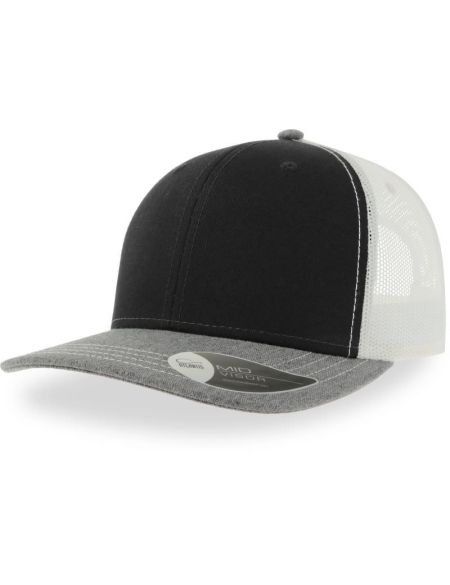 Trucker Cap Atlantis Sonic schwarz/grau melange/weiß