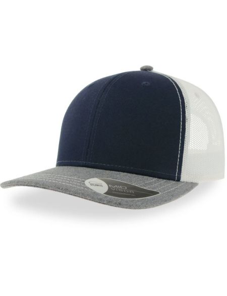 Trucker Cap Atlantis Sonic marine/grau meliert/weiß
