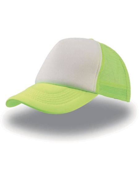 Netzkappe Atlantis Rapper fluogelb