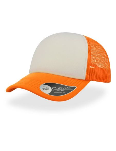 Netzkappe Atlantis Rapper orange fluo