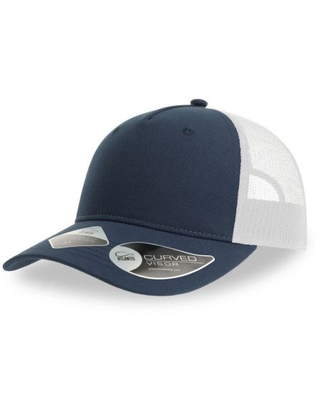 Atlantis Zion Trucker-Kappe in Marineblau/Weiß