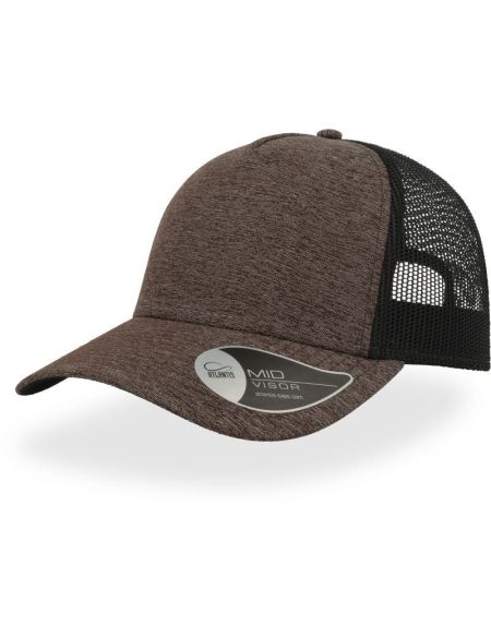 Atlantis Rapper Melange braune Trucker-Kappe