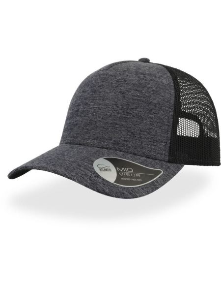 Atlantis Rapper Melange dunkelgraue Trucker-Kappe
