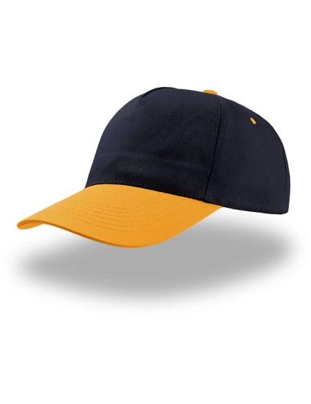 Baseballkappe Atlantis Start Five marine/gelb