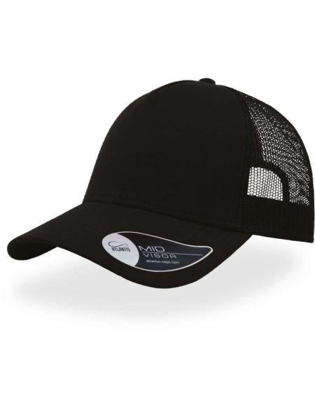 Trucker Cap Atlantis Rapper Jersey schwarz