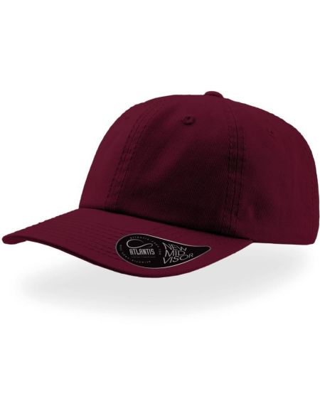 Baseballkappe Atlantis Dad Hat bordeauxrot