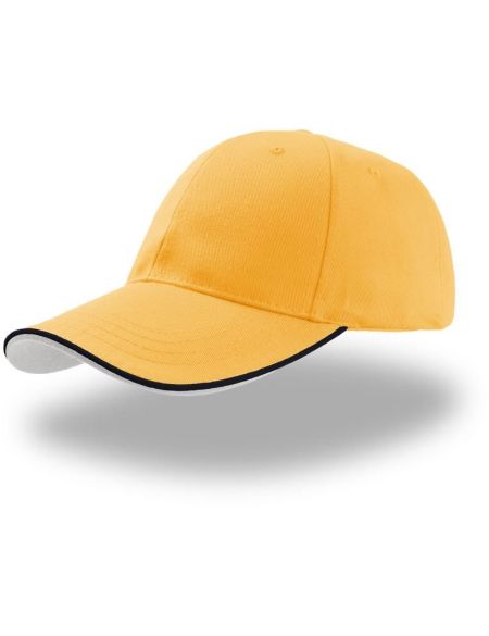 Baseballkappe Atlantis Zoom Piping Sandwich weiß/navy