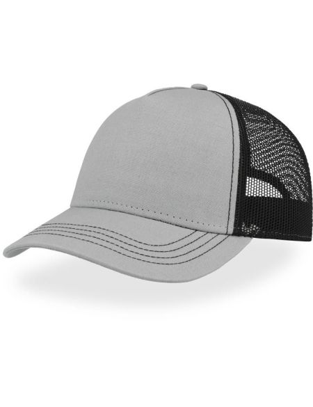 Trucker Cap Atlantis Rapper Canvas-S grau/schwarz