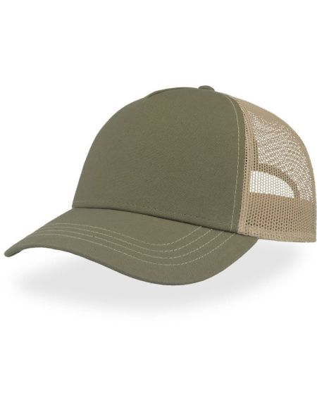 Trucker Cap Atlantis Rapper Canvas-S oliv/khaki