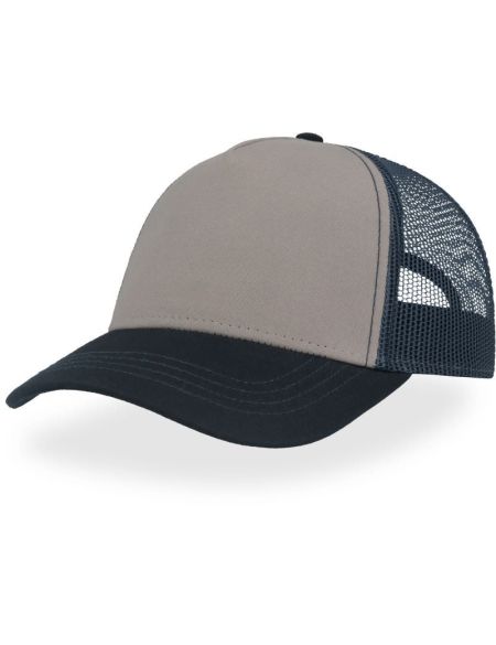 Trucker Cap Atlantis Rapper Canvas-S weiß/bordeaux/schwarz