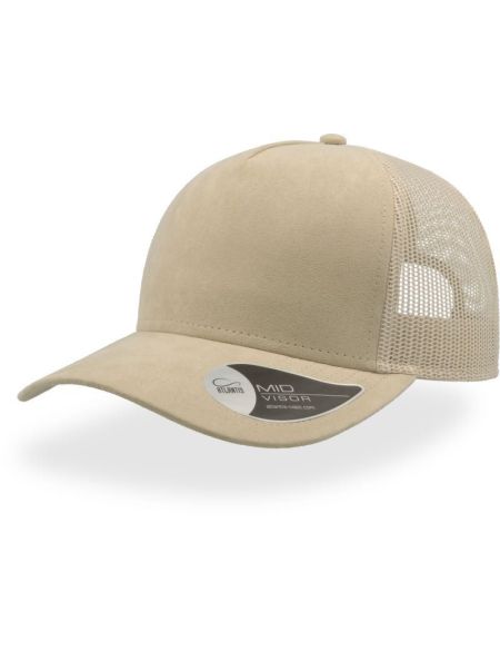 Trucker Cap Atlantis Rapper Wildleder beige