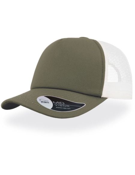 Atlantis Record Trucker-Kappe in Olivgrün