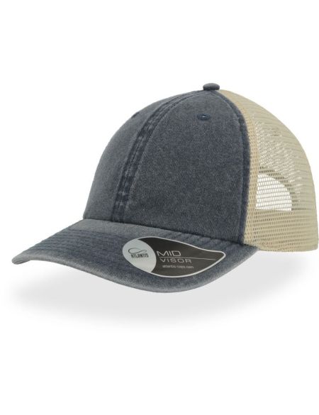 Schwarze Trucker-Kappe Atlantis Case