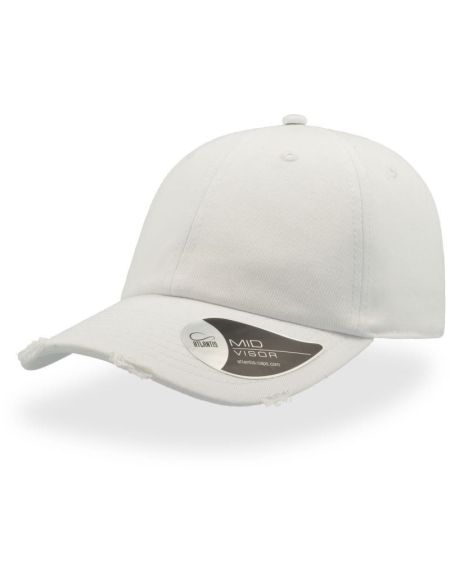 Cap Atlantis Dad Hat Destroyed weiß