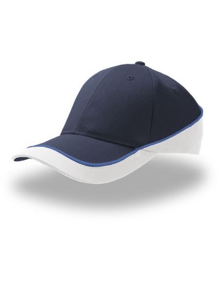 Kappe Atlantis Racing marine/weiß