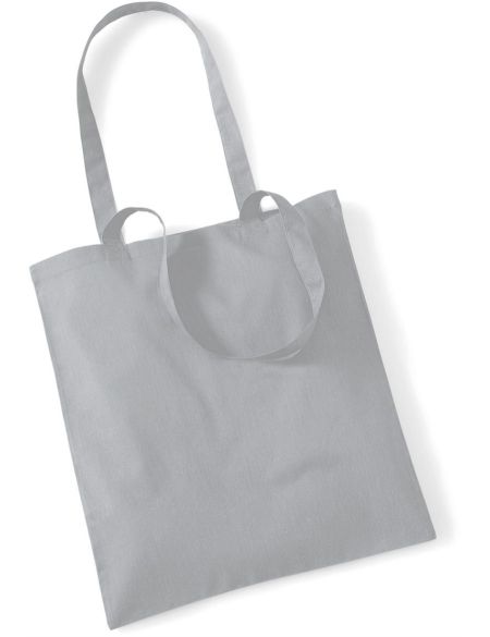 Baumwolltasche Westford Mill W101 reines Grau