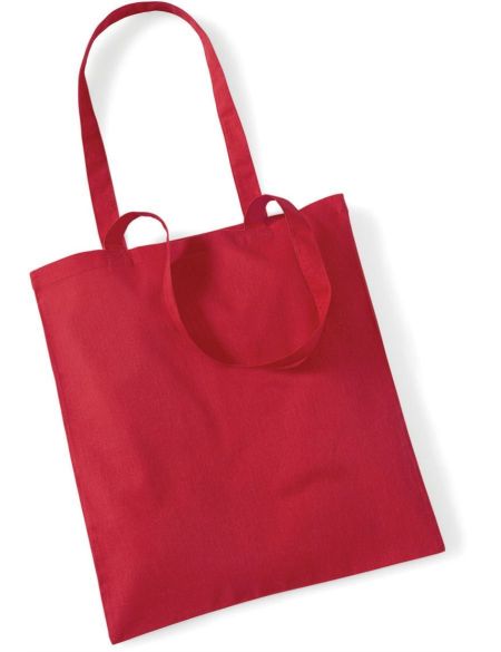 Baumwolltasche Westford Mill W101 klassisches Rot