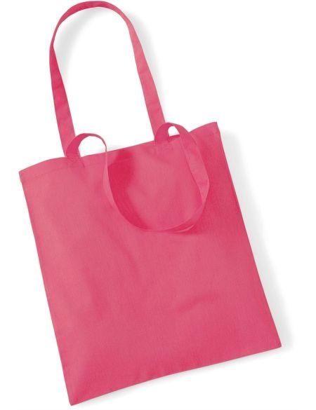 Baumwolltasche Westford Mill W101 Himbeerrosa