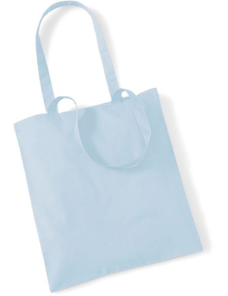 Baumwolltasche Westford Mill W101 pastellblau
