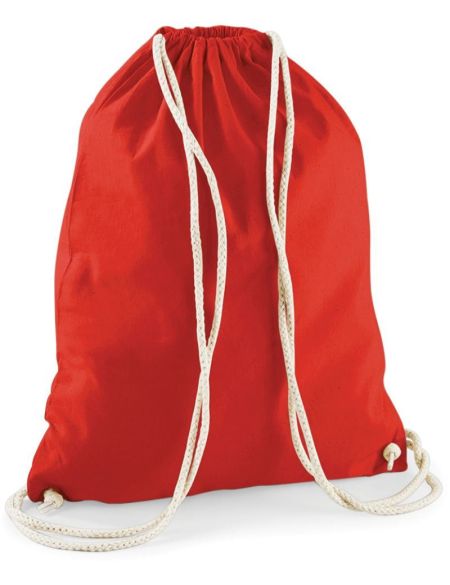 Baumwollrucksack Westford Mill W110 leuchtend rot