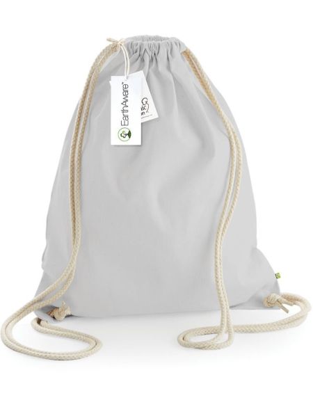 Westford Mill W810 hellgrauer Rucksack aus schwerer Bio-Baumwolle