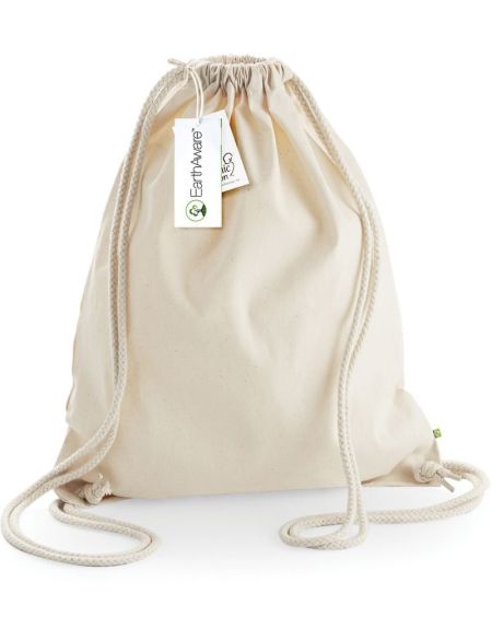 Westford Mill W810 weißer schwerer Rucksack aus Bio-Baumwolle