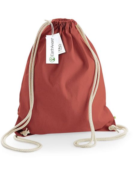 Westford Mill W810 Rucksack aus schwerer Bio-Baumwolle in Rostorange
