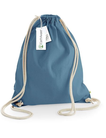 Westford Mill W810 schwerer Rucksack aus Bio-Baumwolle in Luftwaffenblau