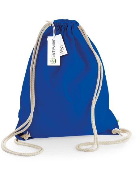 Westford Mill W810 Rucksack aus schwerer Bio-Baumwolle in leuchtendem Royalblau