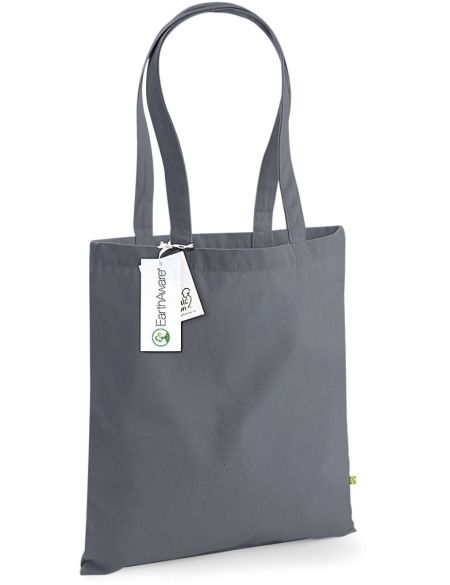 Baumwolltasche Westford Mill W801 Graphitgrau
