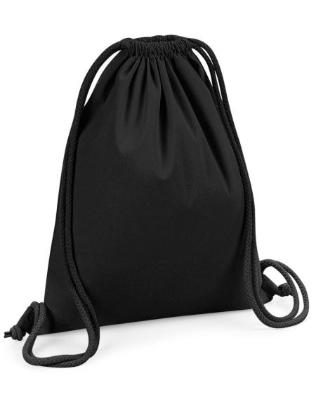 Westford Mill Rucksack aus Bio-Baumwolle W260 schwarz