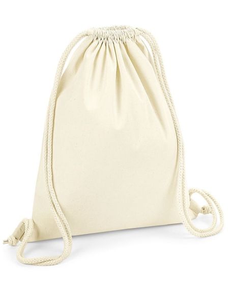 Westford Mill Rucksack aus Bio-Baumwolle W260 natur