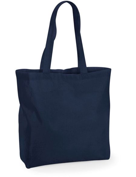 Baumwoll-Maxitasche Westford Mill W125, französisches Marineblau