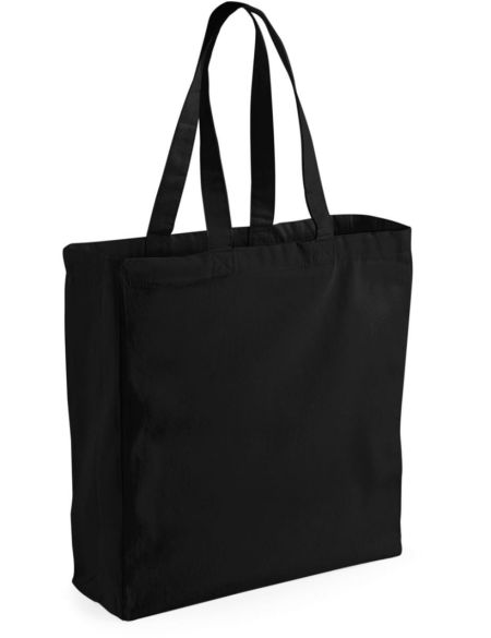Canvas-Einkaufstasche Westford Mill W108 schwarz
